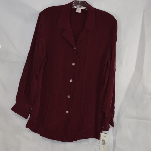 100 % Silk Blouse and pants SZ 8 NYGARD COLLECTION NWT - Picture 1 of 7